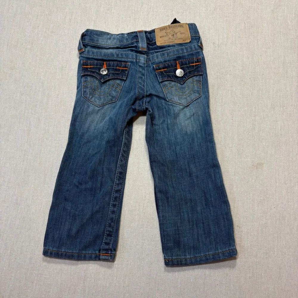 True Religion Toddler Boys‎ 2T Straight Leg Jeans Medium Wash Blue